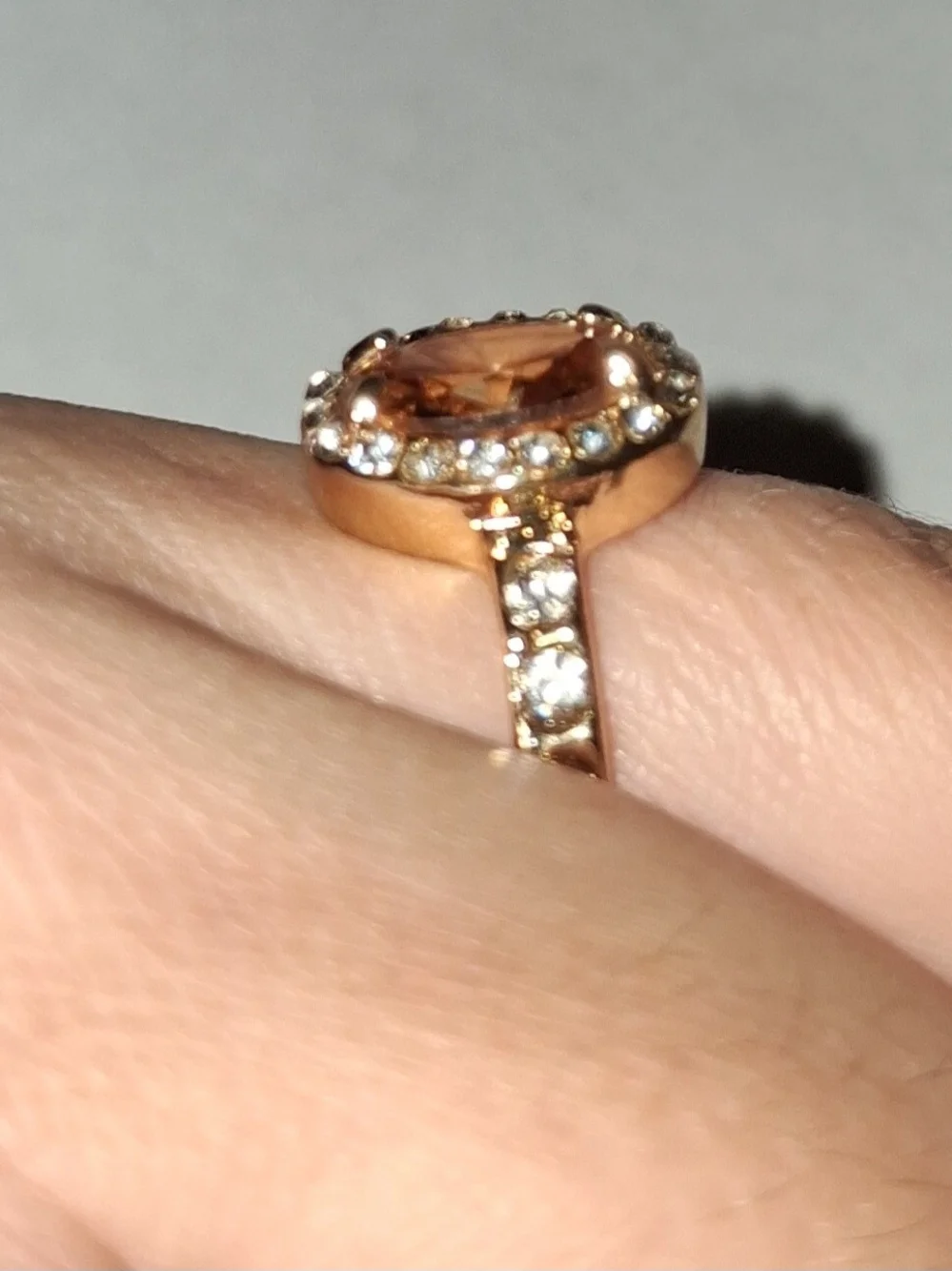 Yellow Gold Citrine Ring